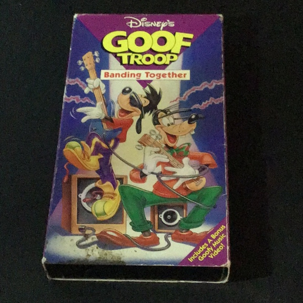 GOOF TROOP, BANDING TOGETHER VHS, GOOFY